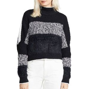 NWT Free People black sunbrite sweater xs